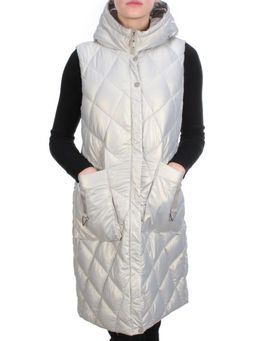 899 LIGHT GREY Жилет женский демисезонный (150 гр. синтепон)