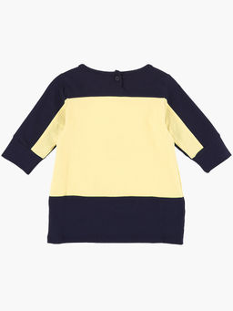 Футболка для девочки UD 0974 синий-желтый - Mini maxi фото 3