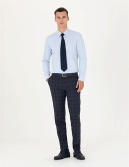 A__k Mavi Slim Fit Uzun Kollu Basic G_mlek - Pierre cardin фото 4