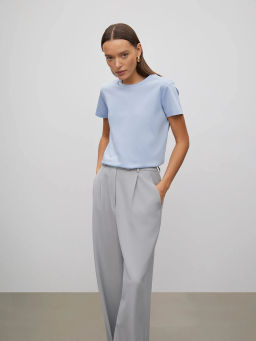 EMKA // Базовая футболка из мягкого хлопка  фото 4