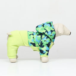 Комбинезон Go-Иди с утяжкой, размер 10 (ДС 25, ОГ 34, ОШ 24 см), зелёный/камуфляж - Simaland фото 2