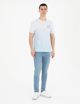 A__k Mavi Regular Fit Ti__rt