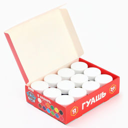 Гуашь 12 цветов по 20 мл, «Щенячий патруль»