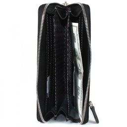 Портмоне женское Croco-ПР-956 натуральная кожа 3 отд, 11 карм, черный шора (100) 208262  фото 3