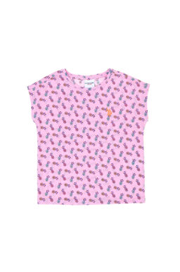 U. S. Polo Assn Футболка с круглым вырезом Магнолия для девочек