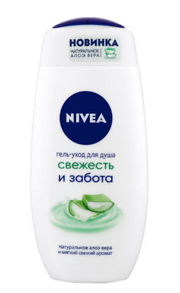 ### NIVEA SHOWER гель д/душа 250мл Свежесть и забота