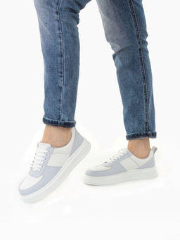 03-YJ425-2 WHITE/VIOLET Полуботинки спортивные женские (натуральная кожа) - Фабричный китай фото 17