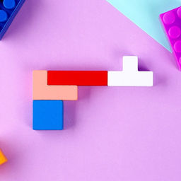 Детская развивающая игра тетрис «Дракончик», 2,5 × 22,3 × 29,8 см