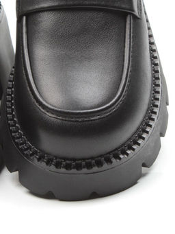 03-5938 BLACK Лоферы женские (натуральная кожа) - Фабричный китай фото 15