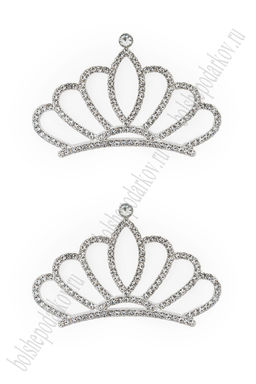 Корона металл 6*3,5 см (2 шт) SF-7637