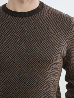 Bisiklet Yaka Erkek Triko Kazak