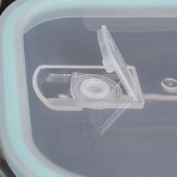 Контейнер квадратный, крышка с клапаном 800 мл, стекло / R-800TQ /уп 36/ - Галеонтрейд фото 3