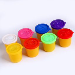 Тесто для лепки в банках, 8 цветов, 70 г