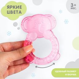 Прорезыватель охлаждающий Слоник, цвет МИКС, Крошка Я фото 2