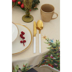 Скатерть новогодняя Этель Noble Christmas, d=220  3 см с ГМВО, 100% хлопок, саржа 190 г/м?