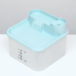 Фонтанчик для животных 20 х 17 х 15,5 см, голубой - Пижон фото 4