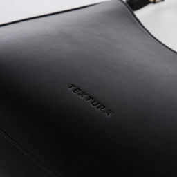 Сумка женская багет TEXTURA на молнии, 28×6×17 см, чёрная