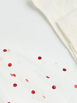 K?z ?ocuk Puantiyeli T?t? Etek ve K?lotlu ?orap