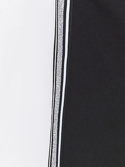 Beli Lastikli ?erit Detayl? K?z ?ocuk Tayt - Waikiki фото 3