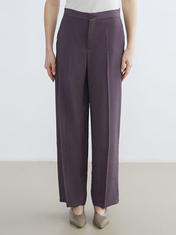 Y?ksek Bel Geni? Pa?a Kad?n Pantolon