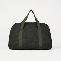 Сумка дорожная на молнии, наружный карман, длинный ремень, цвет зелёный - Simaland фото 3