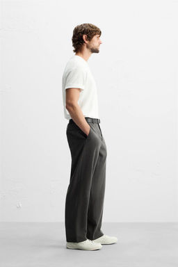 LYOCELL BLEND TROUSERS - Zara фото 20
