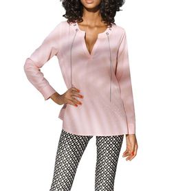 Блузка, розовая