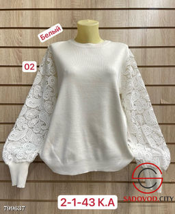 Кофта женская с объемными рукавом - Bruno фото 6