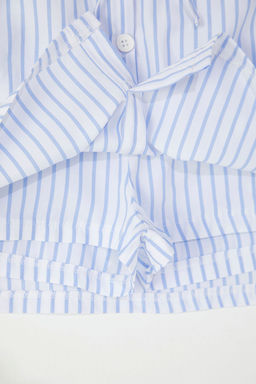 TRENDYOLMILLA Cizgili Dokuma Plaj Sort Etek TBESS25SR00015 фото 8