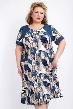 Халат 004 домашний на молнии