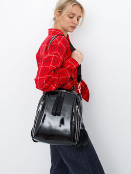 Рюкзак 19031-8 black Polina&Eiterou