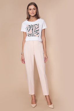 VILATTE / Брюки классического силуэта дудочки со стрелками  фото 3