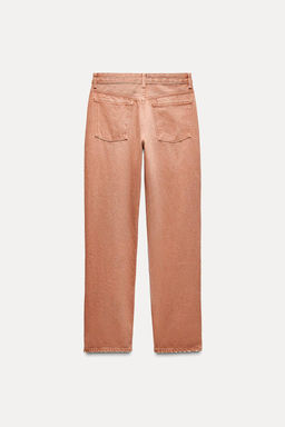 ZW COLLECTION STRAIGHT-LEG MID-RISE JEANS - Zara фото 9