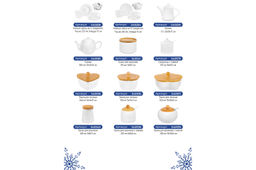 Банка д/печенья 19,5*19,5*10 см 900 мл Цветок Снежинки с дерев крышкой - Elan gallery фото 8