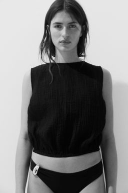 Top con efecto arrugado - H&m фото 2