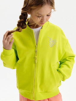 PELICAN, толстовка для девочек, Яблочный  фото 3