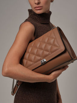 Сумка кожаная Azaro 30783 светлый орех