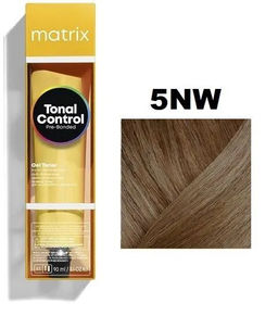 5NW Светлый шатен Натуральный Теплый Кислотный тонер Tonal Control Pre-Bonded, 90 мл MATRIX