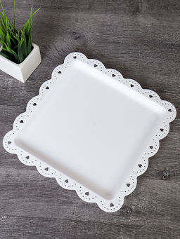 Поднос квадратный 24x24 см / JNB706 /уп 200/ - Галеонтрейд фото 2