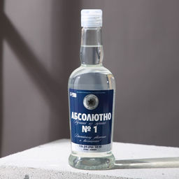 Гель для душа водка Абсолютно лучший из лучших, 500 мл, аромат клюквы, Чистое счастье