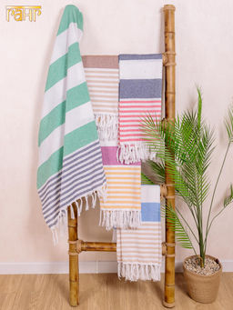 Покрывало-полотенце пляжное (хлопок) Тк№205/3/3 (90х180см) - Ганг фото 4