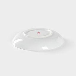 Блюдце Добрушский завод «Майский букет», d=15 см, фарфор, белое