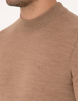 Camel Slim Fit Basic Kazak - Cacharel фото 7