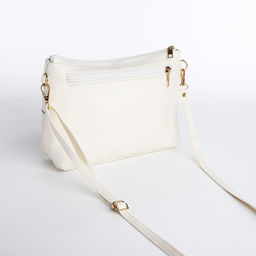 Сумка кросс-боди на молнии, цвет молочный - Simaland фото 2