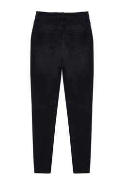 Antrasit Premium Yuksek Bel Skinny Jeans TWOAW25JE00000 - Trendyolmilla фото 7