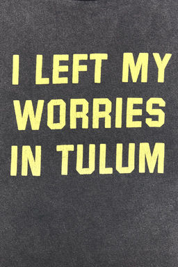 WASHED T-SHIRT WITH SLOGAN - Zara фото 21