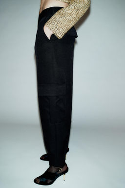 CARROT TROUSERS WITH CARGO POCKETS - Zara фото 10