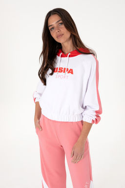 Kad_n Beyaz Sweatshirt Sepette S_rpriz _ndirim - U.s. polo assn фото 3