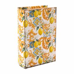 Gamma BBK-01 шкатулка-книга 17 х 11 х 5 см №136 Лимончики