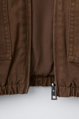 CAZADORA CUELLO CONTRASTE / Marr?n - Zara фото 8